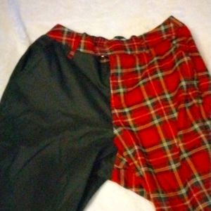 Small, Hot Topic, Split colored pants, Lightly Worn